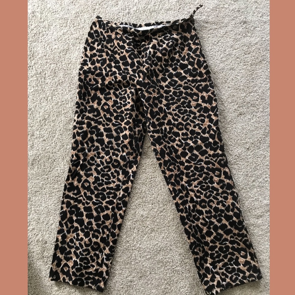 Doncaster Leopard/Cheetah Print Pants